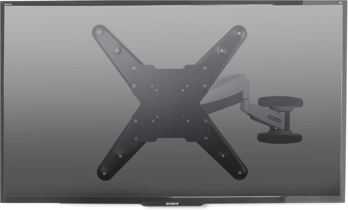 StarTech.com Wandmonteerbare VESA TV arm, Verstelbare Full Motion TV Muurbeugel voor 23"-55" Schermen, 30kg Draagvermogen, Uitschuifbare/Kantelbare/Zwenkbare VESA Wandbeugel (FHA-TV-WALL-MOUNT)