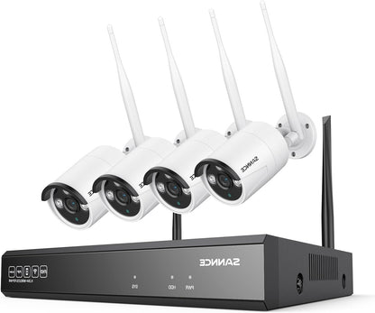bewakingscamera set – beveiligingscamera set – camerabewaking – outdoor camera – wifi camerasysteem – 5 MP resolutie – AI menselijke detectie – IP66 waterdicht – draadloze 10CH NVR – Alexa compatibel