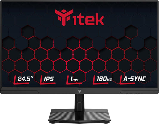 Monitor GGF - 24,5 FLAT, FHD 1920x1080, IPS, 180Hz, 16:9, 1ms, HDMI, DP, HDR, Adaptive Sync