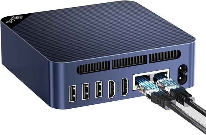 Beelink EQ14 Pro Mini PC, Intel Prozessor N150 (4C/4T, up to 3.6Ghz), 16GB DDR4 1TB M.2 SSD Mini Computer Windwos 11 Home, 4K Dual Display, Dual LAN/WiFi 6/BT5.2/Type-C - QUORE