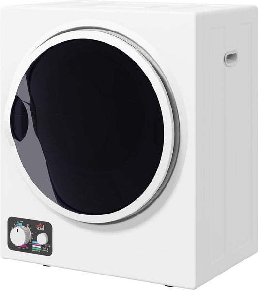Wasmachine Droger – Mini Tumbler Droger – Compacte Kledingsdroger – Energiezuinige Wasdroger – Muurbevestiging En Vrijstaand – 4 Programma’s Tot 65°C – 850W Met RVS Trommel