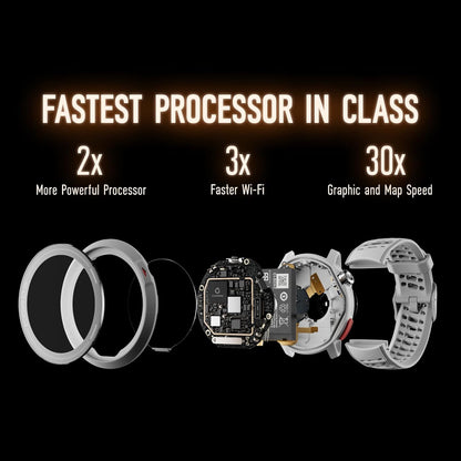 COROS PACE Pro GPS-SPORTHORLOGE, 1,3-inch AMOLED-touchscreen, snelste processor in zijn klasse, batterijduur van 20 dagen, navigatie met wereldwijde offline kaarten, slaapregistratie (Grijs)