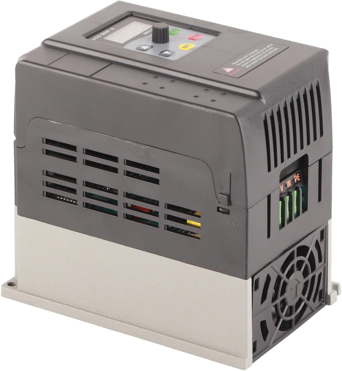 AC 220-240V Variabele frequentieomvormer, enkelfasige ingang 3 fase-uitgang VFD Vector Motor Control Inverter, Low Noise Motor Governor voor Motor Speed Control 2.2kw