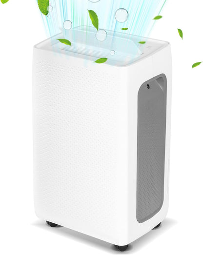 Luchtontvochtiger 26 liter in 24 uur, ontvochtigingscapaciteit: ca. 30 ~ 50 m², led-display met timerfunctie