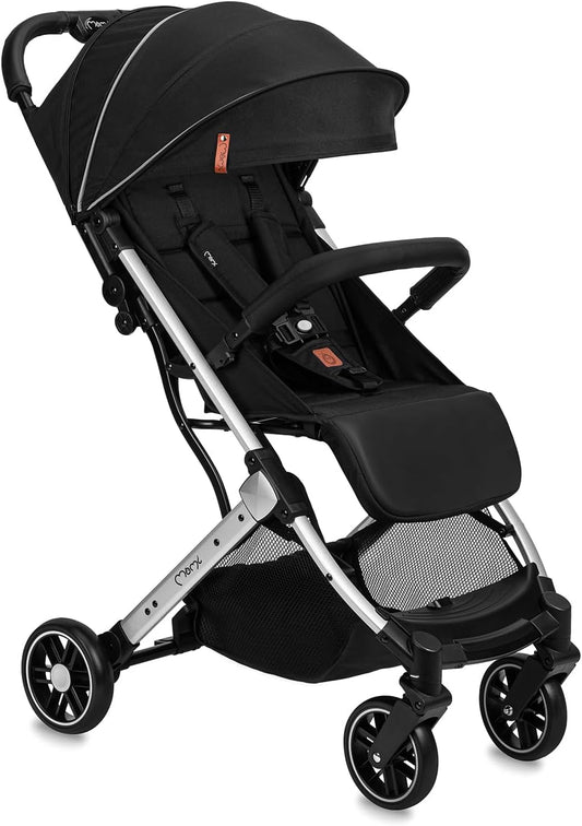 MOMI ESTELLE kinderwagen voor kinderen vanaf 6 maanden tot max. lichaamsgewicht van 15 kg, H105 x B 51 x D 75 cm, inklapbaar tot de afmetingen H65 x B51 x D21 cm, gewicht 7,5 kg, 5-punts