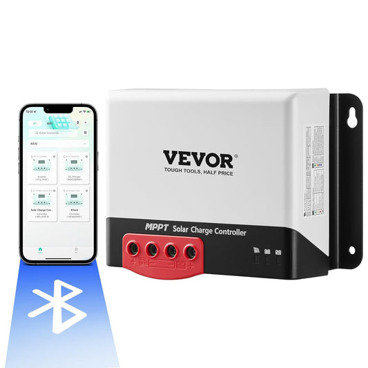 MPPT Zonnelaadregelaar – Laadregelaar – Zonnepaneellaadregelaar – Zonnepaneelregelaar – MPPT Regelaar – 50A Bluetooth – 12V/24V 660W/1320W
