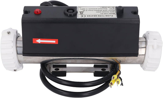 Zwembadverwarming Elektrische Bubbelverwarming Thermostaat met Temperatuurregeling Zelfverwarming voor Spa Badkuip Zwembad Bedraad 3kW de stop. de Beurt L Poolverwarming (2KW)