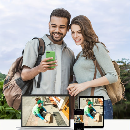 Beveiligingscamera Set – Camerabewaking – Bewakingscamera – Draadloze Camera – Wifi Beveiligingscamera – 7 Inch Touchscreen Monitor – Kleur Nachtzicht 30m