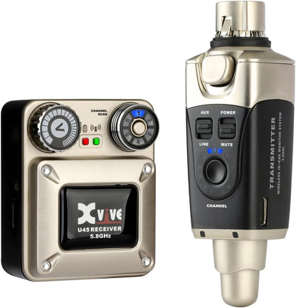 Draadloos In-Oormonitor Systeem 5,8 GHz – In-Ear Monitorsysteem – In-Ear Monitor Systeem – IEM Systeem – Monitor Set – Stabiele Draadloze Audioverbinding – Meer Bewegingsvrijheid Zonder Kabels