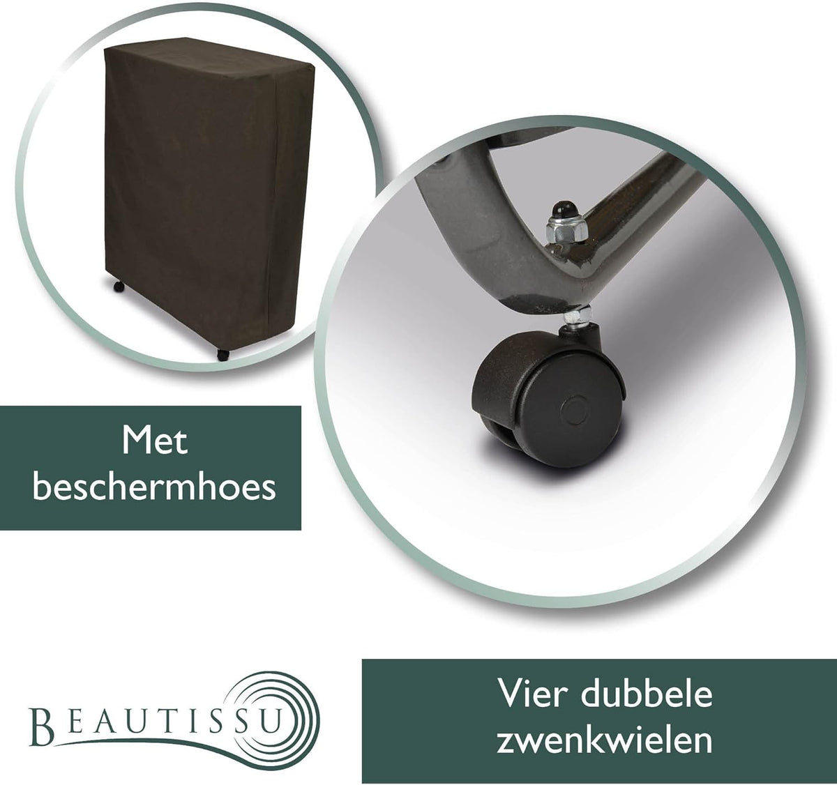Beautissu vouwbed 90 x 200cm - opvouwbaar logeerbed Venetia incl. stabiele stalen frame, dik matras en beschermhoes