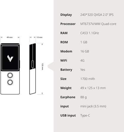 Vasco Translator M3: Vertaalcomputer Voor 70+ Talen | Gratis En Onbeperkt Internet in 200 Landen | Real-Time Foto Vertaling | Snel: Minder dan 0,5 Sec | Nieuw in 2021
