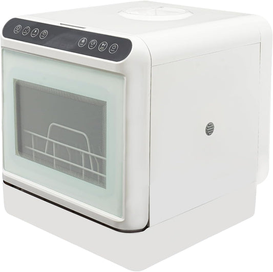 Tafelmodel Vaatwasser – Draagbare Vaatwasser – Mini Vaatwasser – Compacte Vaatwasser – Vrijstaande Vaatwasser – Ruim 6L Waterreservoir – Stil 52 dB Geluidsniveau
