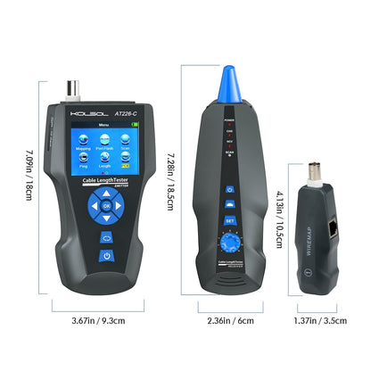 Netwerkkabeltester, NF-8601S TDR multifunctionele lcd lijnlengte breekpunttesters RJ45/RJ11/BNC tester