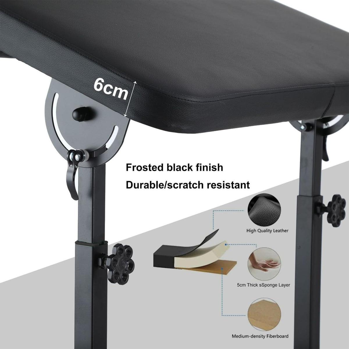 Arm- en handhouder voor tatoeages met groot paneel – optimaal comfort, maximale stabiliteit voor professionele tattoo-artiesten