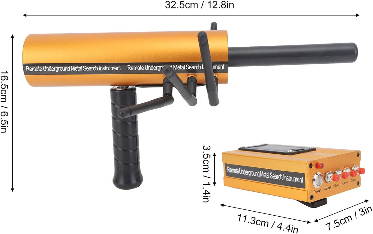 Gouden Detector Ondergronds – Metaaldetector – Grondpenetrerende Detector – Pinpointer – Bodemscanner – Met 6 Antennes – Tot 1200 M Bereik – Tot 30 M Diepte