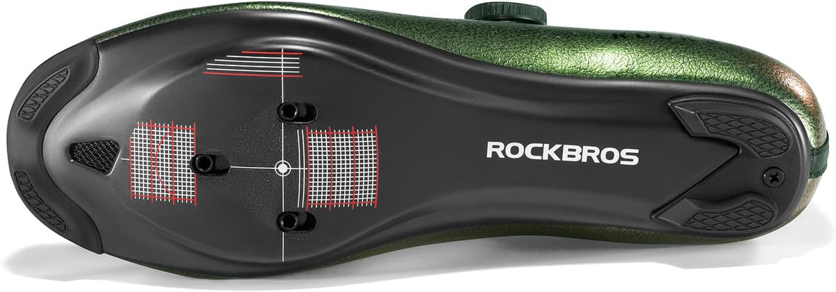 ROCKBROS Fietsschoenen voor dames en heren, T500, carbon racefietsschoenen, compatibel met SPD-SL/KEO-schoenplaatjes voor racen en training