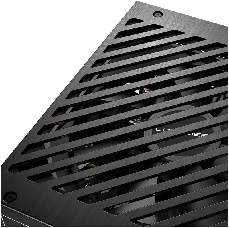 LC-POWER LC1200P V3.0 Atx-voeding 1200 W, geluidsarm, stroomvoorziening PC Gaming 1200 Watt, 80 Plus Platinum Power Supply met 135 mm ventilator, compatibel met Atx 3.0 en Pcie 5,0-92% efficiëntie