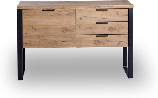 Jahnke Sideboard, Engineered Wood, Kerneiken, One Size