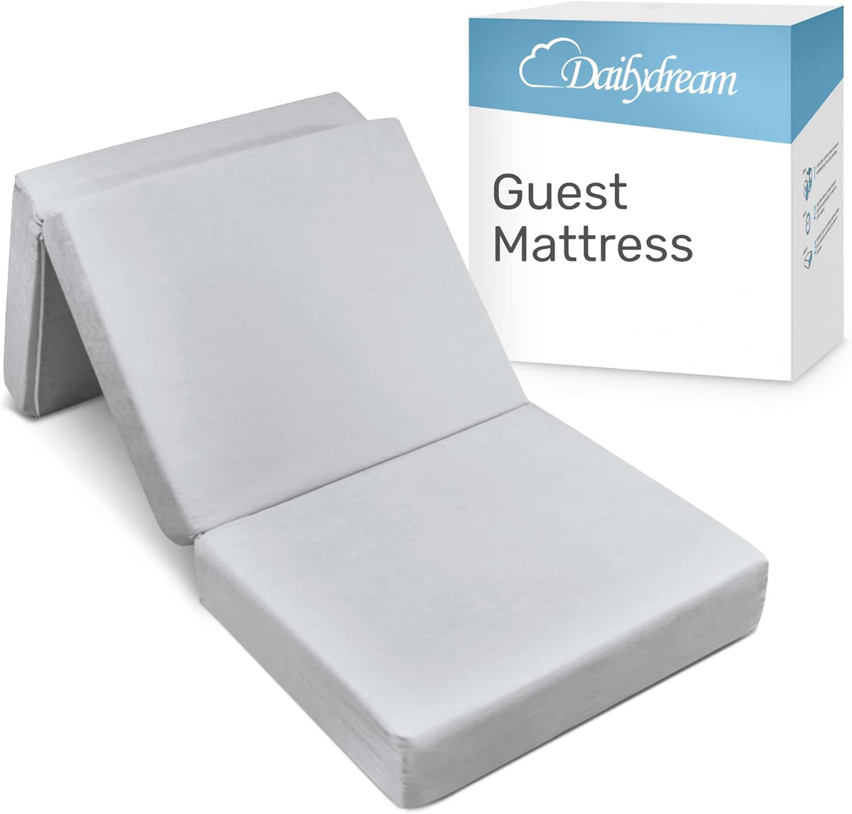 Dailydream Opvouwbaar logeermatras, met traagschuim (120x195x14cm)