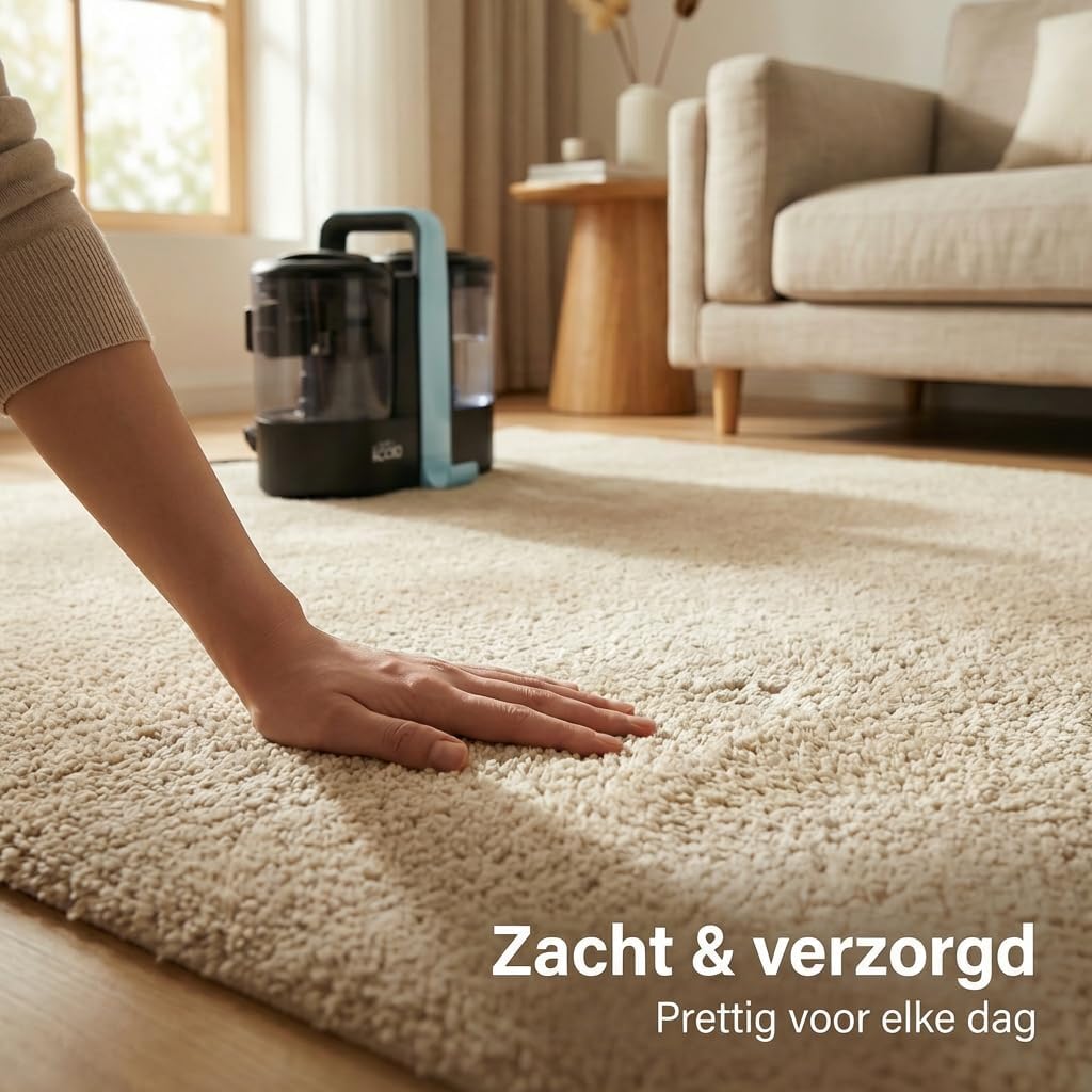 Tapijtreiniger – Tapijtreinigerapparaat – Vloerreiniger – Schoonmaakmachine – Bekledingsreiniger – Krachtige Dieptereiniging – Compact Lichtgewicht Design