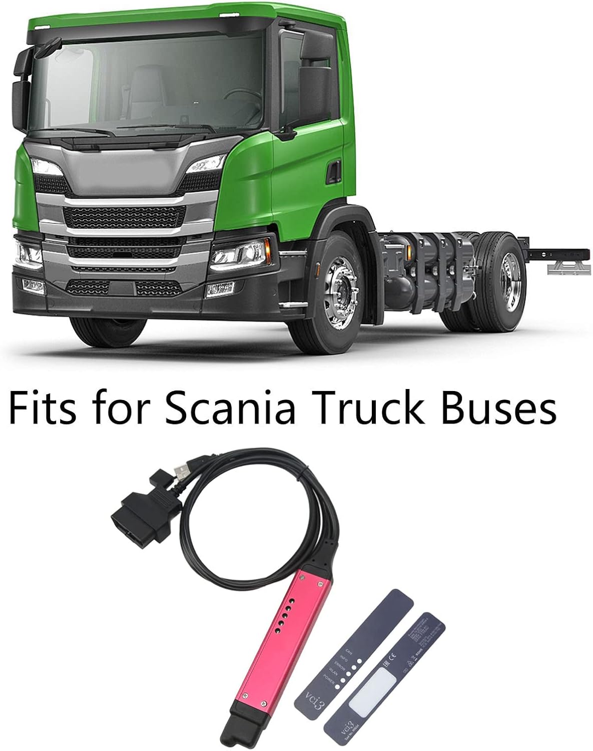 Diagnoseapparaat – Autodiagnose Tool – Foutcode Lezer – OBD2 Scanner – Truck Scanner – Draadloos Wifi – CAN-netwerk Ondersteuning