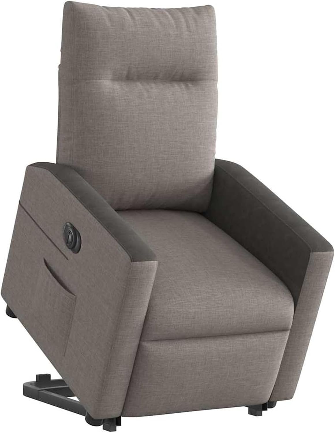 Relaxstoel – Fauteuil – Lectuurstoel – Elektrische Stoel – TV Stoel – Elektrische Opstahulp – Bekleding Stof Taupe