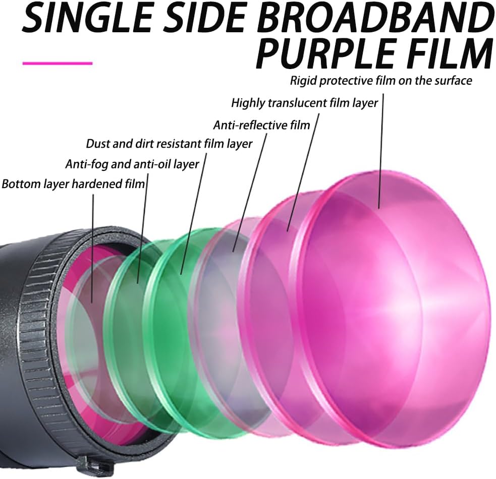 Monoculaire telescoop, 12-36 x 60 ED zoom, monoculair nachtzicht (24 mm oculair + 60 mm lens), waterdicht, met BAK4 prisma & FMC-lens met adapter en statief voor klimmen, balspellen, observatie van