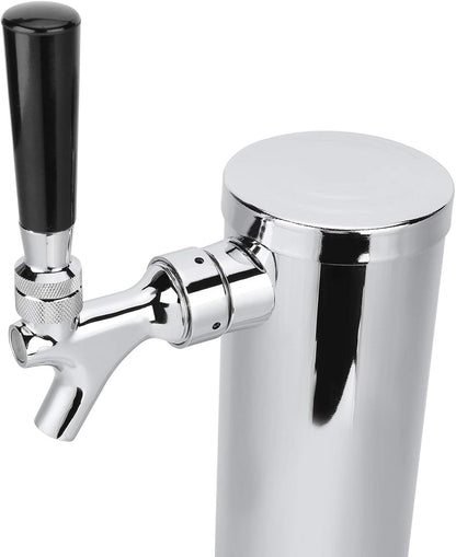 Enkele Kraan Tapbier Toren, RVS Bier Toren Kraan Dispenser Kegerator Toren Kit Voor Thuis Brouwen