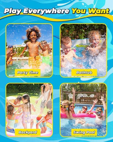 Waterballonnen - Zomerspeelgoed - Waterspeelgoed - Waterbombs - 20 Stuks - Herbruikbare - Navulbare Waterbom - Spatballen - met Snelvulling - Zelfdichtend - voor Buitenactiviteiten