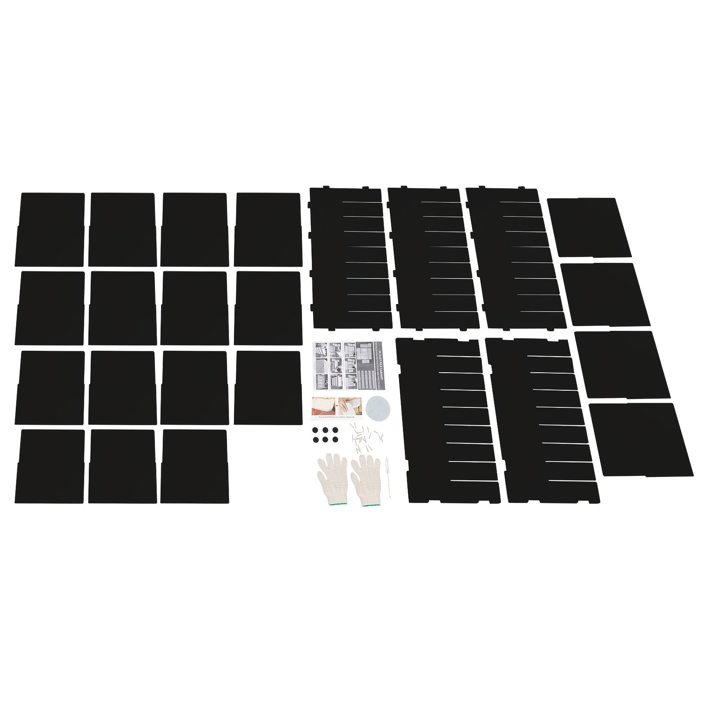 Documenthouder – Documenten Organizer – Vakkenkast – Archiefkast – Bureau Organizer – 36 Vakken – Stevig PVC Board – Draagvermogen 80 kg – Zwart