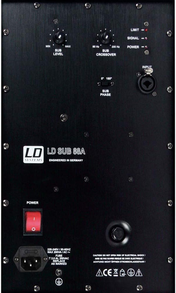 LD Systems LDSUB88A Installatie Serie 2x 20,3 cm (8 inch) Subwoofer actief
