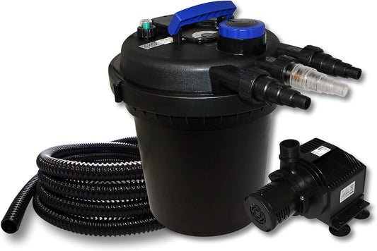 Drukfilterset 6000 l 11 W UVC 25 m slang 65 W vijverpomp