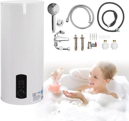 Electric Water Heater, Vertical Tank, Water Boiler With Actual Storage Capacity Of 60 Liters - QUORE