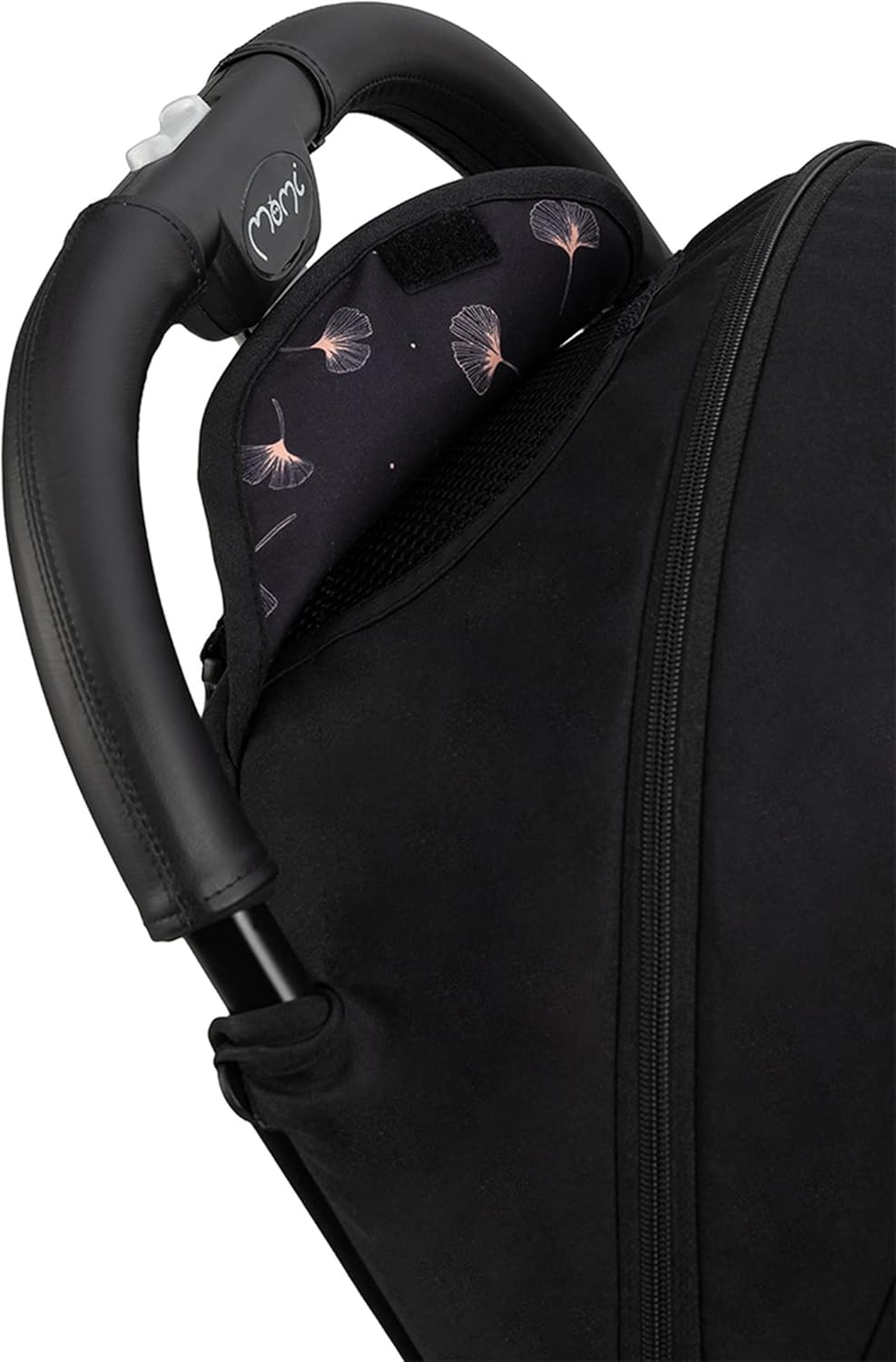 MoMi ESTELLE DAKAR kinderwagen vanaf 6 maanden (tot 22 kg), inklapbare buggy met 5-punts veiligheidsgordel, boodschappenmand en ligfunctie, telescopische stang om te trekken, staat na het opvouwen Ginko