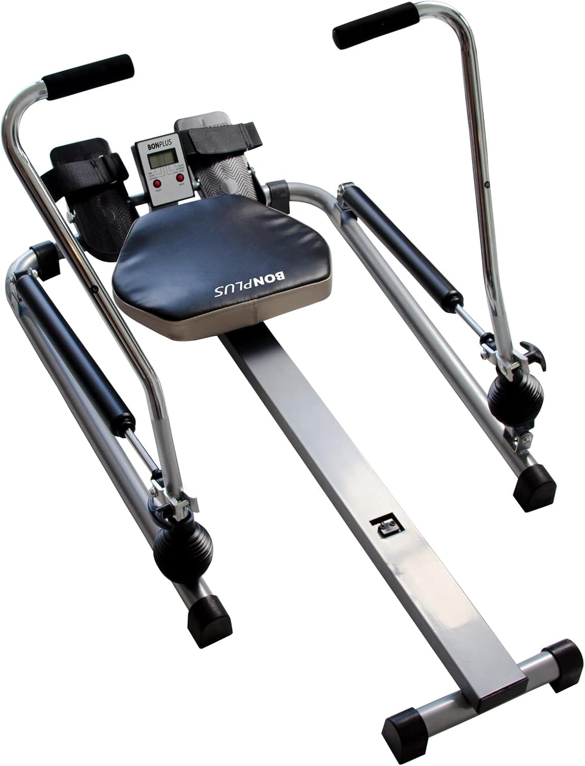 Hydraulic Rowing Machine | Multifunctional Rower | Counter Included | Home Fitness | Adjustable Resistance | Non-slip Pedals - QUORE