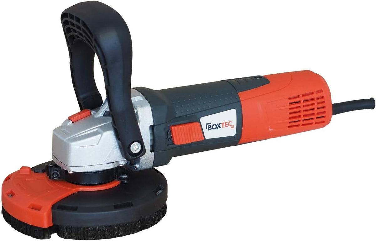 Betonschuurmachine 125 mm Saneringsfrees Betonfrees 1.400W met toerentalregeling en afzuigkap, set met koffer, categorie: 1400 W / 125 mm / STARTER-SET
