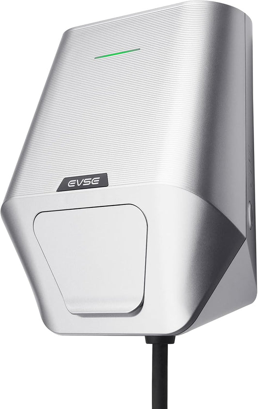Teskee Wallbox 7,4kW Type 2 Geschikt voor alle elektrische voertuigen voor binnen en buiten Regelbare stroom 16A/24A/32A enkelfasig 1M kabel