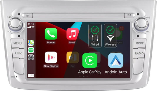 Autoradio – Autostereo – Multimedia Speler – Inbouwradio – Dashboard Radio – Linux Systeem – Ultra-Snelle Opstarttijd – Draadloos CarPlay & Android Auto