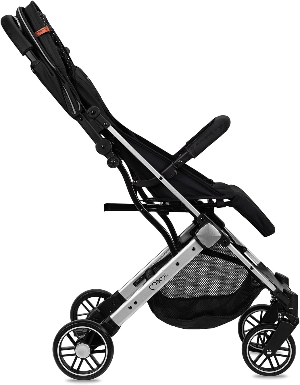 MOMI ESTELLE kinderwagen voor kinderen vanaf 6 maanden tot max. lichaamsgewicht van 15 kg, H105 x B 51 x D 75 cm, inklapbaar tot de afmetingen H65 x B51 x D21 cm, gewicht 7,5 kg, 5-punts
