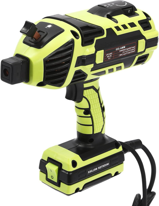 Hand Welding Machine, 4.6 KW, Welding Machine with IGBT Inverter, 6 Variable Current Adjustment, Portable Welding Gun for 2.5-3.2 mm Welding Wire Diameter, Electric Welding Machine Set (Green) - QUORE