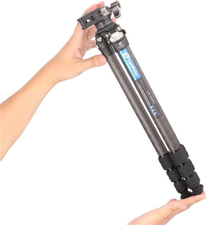 LEOFOTO Carbon driepootstatief LS-224C Ranger + Ballhead LH-25 + korte middenkolom DC-222C