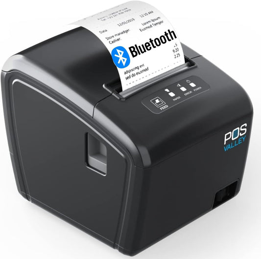 80 mm thermische bonprinter – Bonprinter – Kassaprinter – POS-printer – Thermodirectprinter – USB en Bluetooth – Automatische snijder tot 260 mm/sec