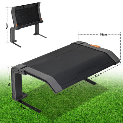 Robot Grasmaaier Garage – Opvouwbare Maaier Garage – Beschermhoes Grasmaaier – Grasmaaier Carport – Tuin Grasmaaier Schuilplaats – Met Metaal Frame – UV Bescherming – 72x56x36 cm
