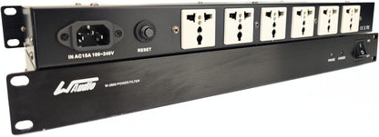 Stroomconditioner – Stroomfilter – Netfilter – Lijnconditioner – Power Conditioner – 1U Rackmount – AC-Ruisfilter – Overspanningsbeveiliging