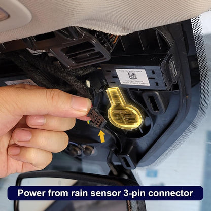 Dashcam – Autocamera – Boordcamera – Rijregistratiecamera – Inbouwmodel Voor Regensensor – 4K UHD 3840x2160@30fps – WiFi & App Met G-Sensor En 64GB Geheugenkaart