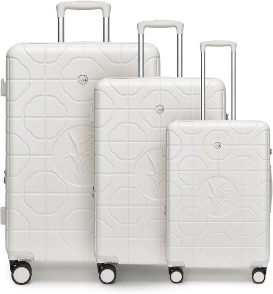 Sea choice Kofferset 3-delig Hardshell Uitbreidbaar Reiskoffer Polycarbonaat Lichte Trolley Rollkoffer Hardshell Bagageset M/L/XL, met Spinnerwielen TSA Goedkeuring Slot en 4 Wielen