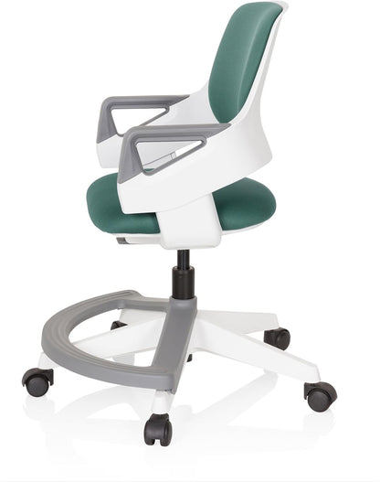 hjh OFFICE Kinder bureaustoel KID FLEX Stof Petrol