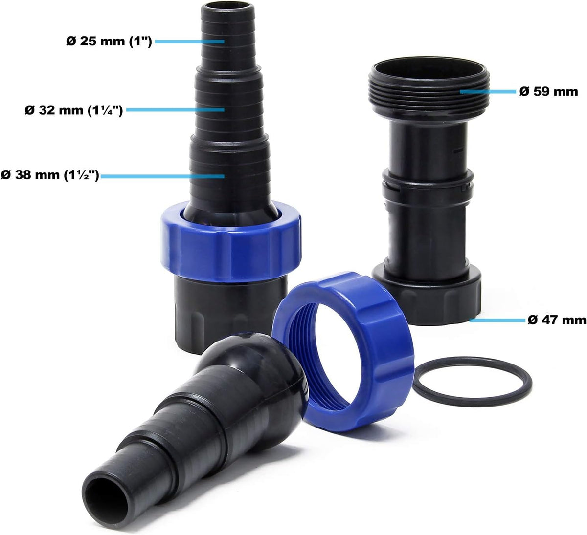 Vijverpomp – Filterpomp – Beekpomp – Fonteinpomp – Waterpomp – 10.000 l/u Capaciteit – Energiezuinig 80W