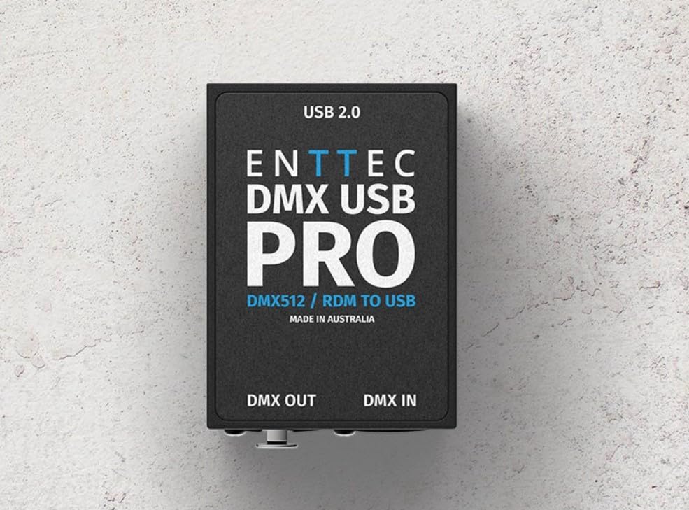 USB naar DMX/RDM interface – DMX interface – USB DMX interface – DMX dongle – DMX converter – 1 universum, 512 kanalen – 1500 V volledige isolatie en interne frame buffering