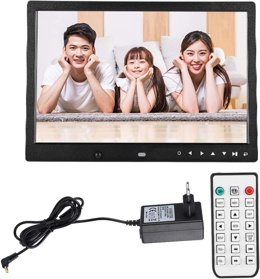 Digitale Fotolijst – Elektronische Fotolijst – Fotolijst Scherm – Fotodisplay – Smart Fotolijst – 13 Inch HD 1280 X 800 – Afstandsbediening Met Instelbare Helderheid